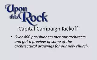 Capital Campaign Kickoff
