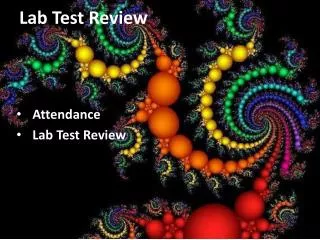 Lab Test Review