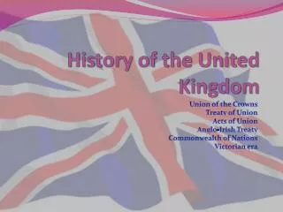 History of the United Kingdom