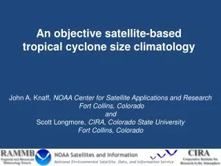 An objective satellite-based tropical cyclone size climatology