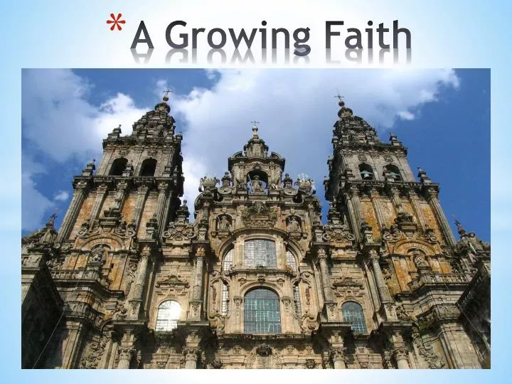 a growing faith