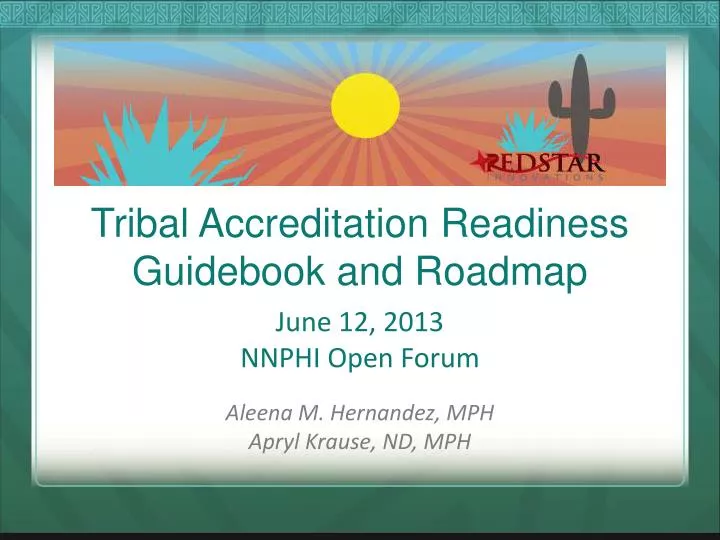 tribal accreditation readiness guidebook and roadmap