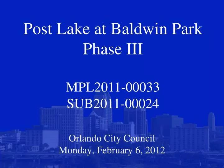 orlando city council monday february 6 2012