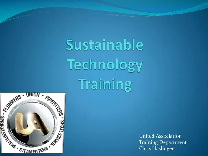 sustainable technology training