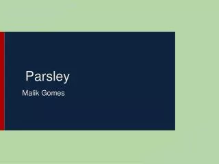 Parsley