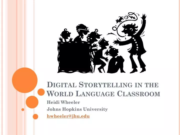 digital storytelling in the world language classroom