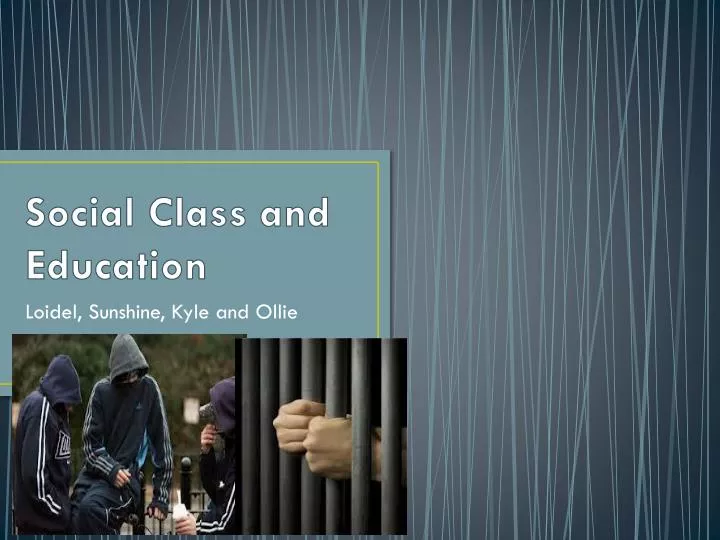 social class and education