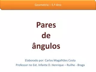 pares de ngulos