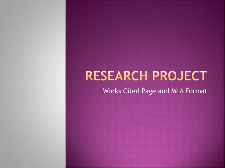 research project