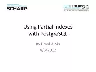 Using Partial Indexes with PostgreSQL