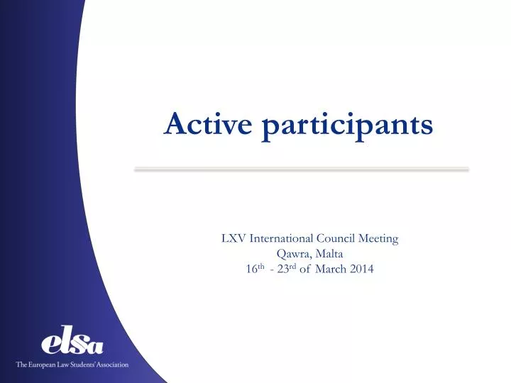 active participants