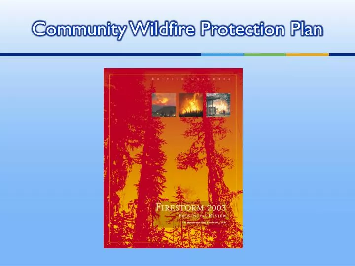 community wildfire protection plan