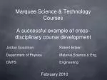 Jordan Goodman			Robert Briber Department of Physics		Material Science &amp; Eng. - slide 1