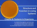 Structure and Function in Living Systems - slide 1