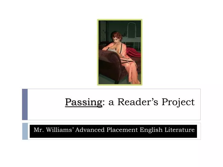 passing a reader s project