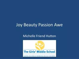 Joy Beauty Passion Awe