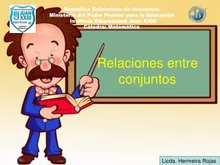 relaciones entre conjuntos