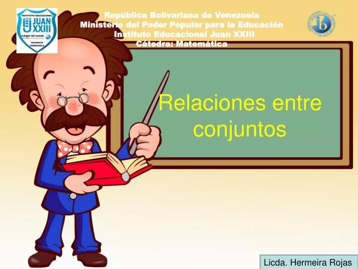 relaciones entre conjuntos