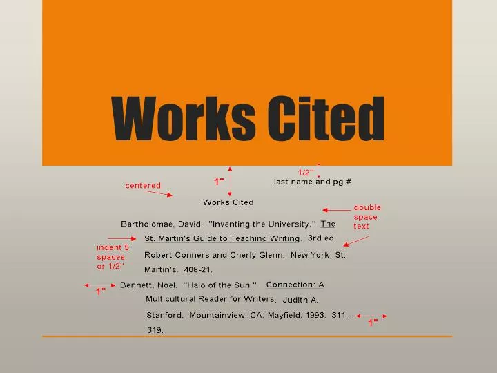 works cited