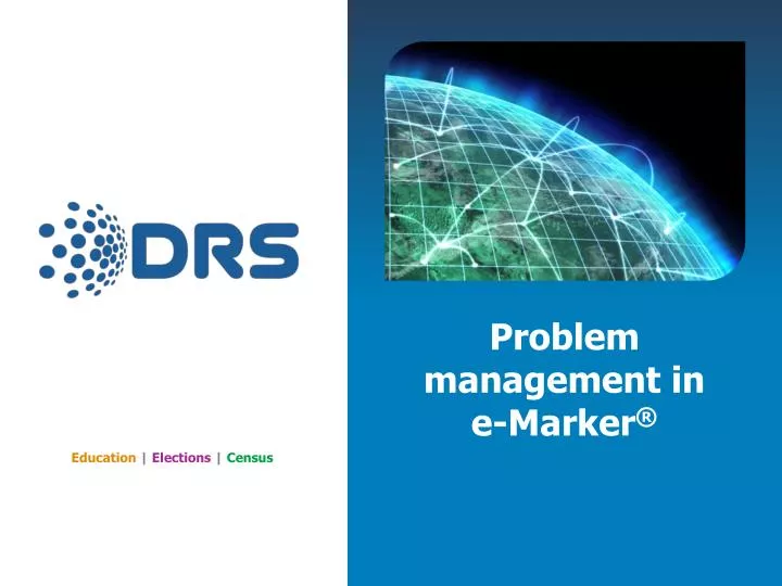 problem management in e marker