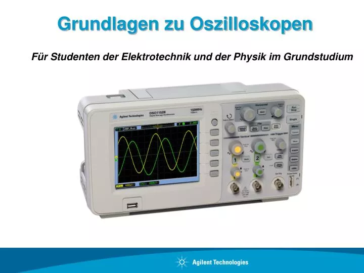 grundlagen zu oszilloskopen