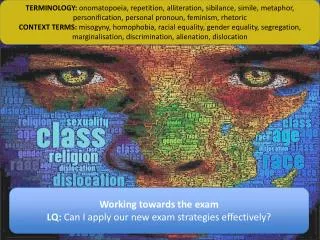 Working towards the exam LQ: Can I apply our new exam strategies effectively?