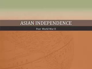 Asian Independence