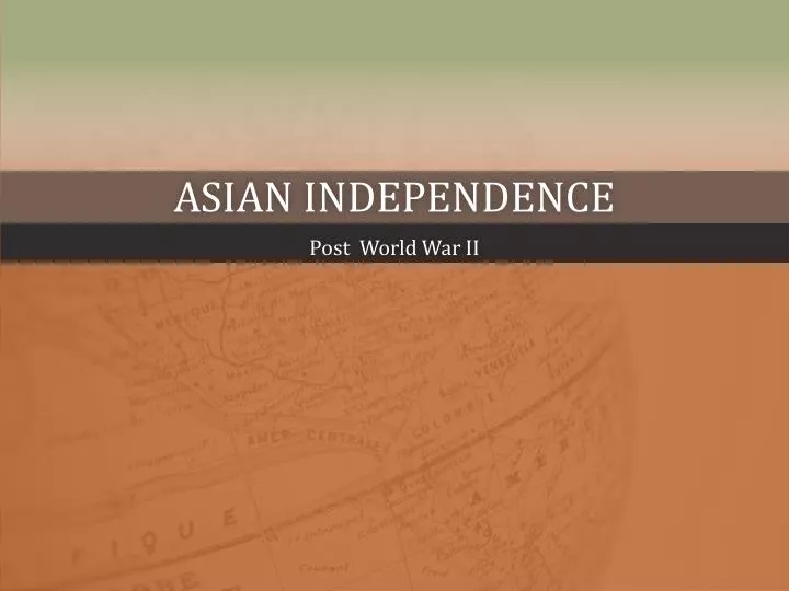 asian independence