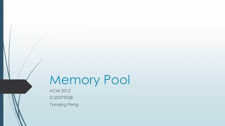 memory pool