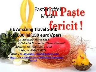 Easter offer Macin