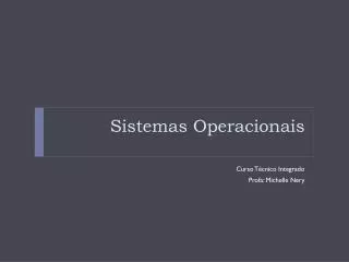 sistemas operacionais