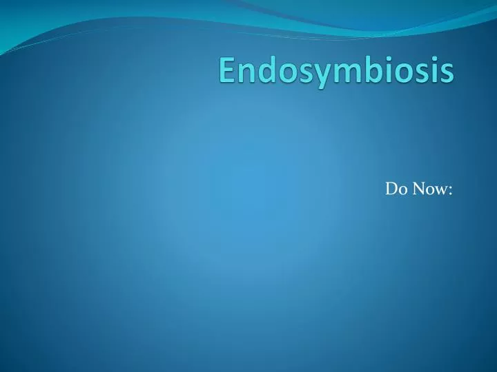 endosymbiosis