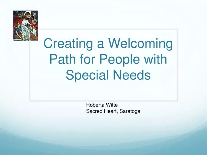 creating a welcoming path for people with special needs