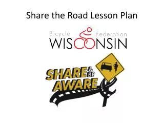 Share the Road Lesson Plan