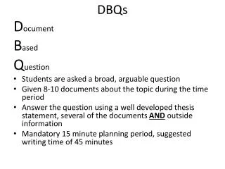 DBQs