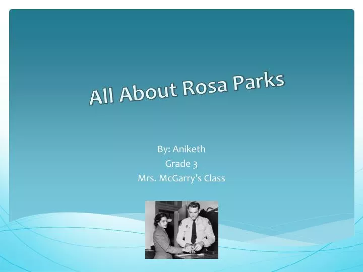 all about rosa parks
