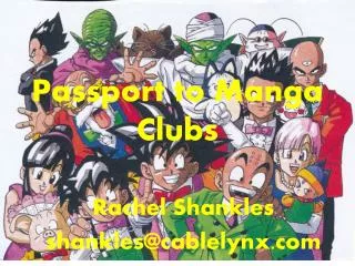 Passport to Manga Clubs