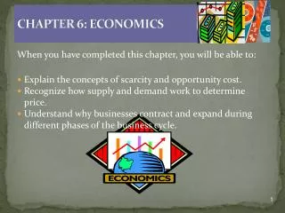 CHAPTER 6: ECONOMICS