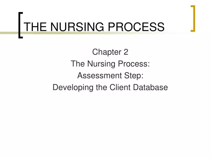 the nursing process