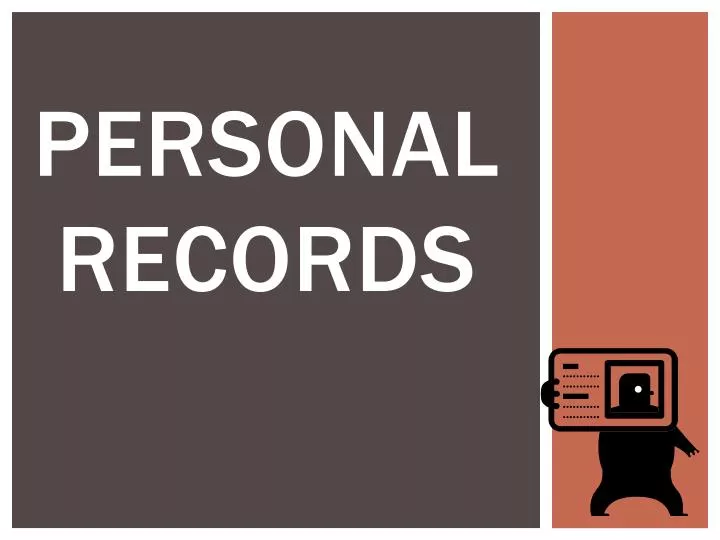 personal records