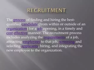 recruitment