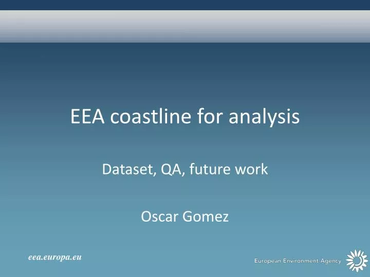 eea coastline for analysis