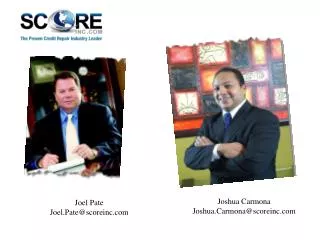 Joel Pate Joel.Pate@scoreinc