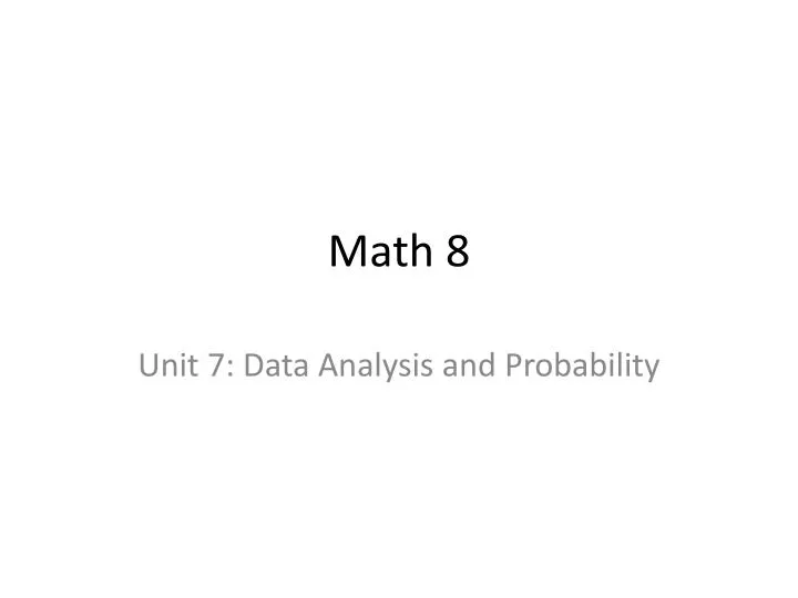 math 8
