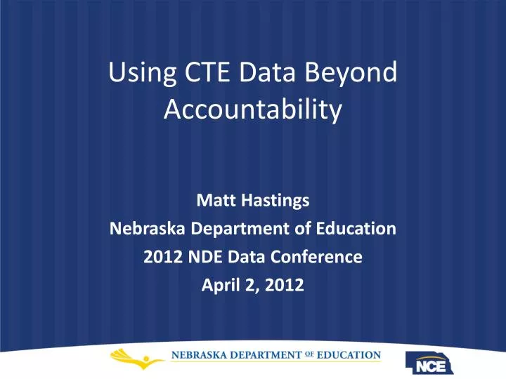using cte data beyond accountability