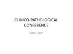 CLINICO-PATHOLOGICAL CONFERENCE - slide 1