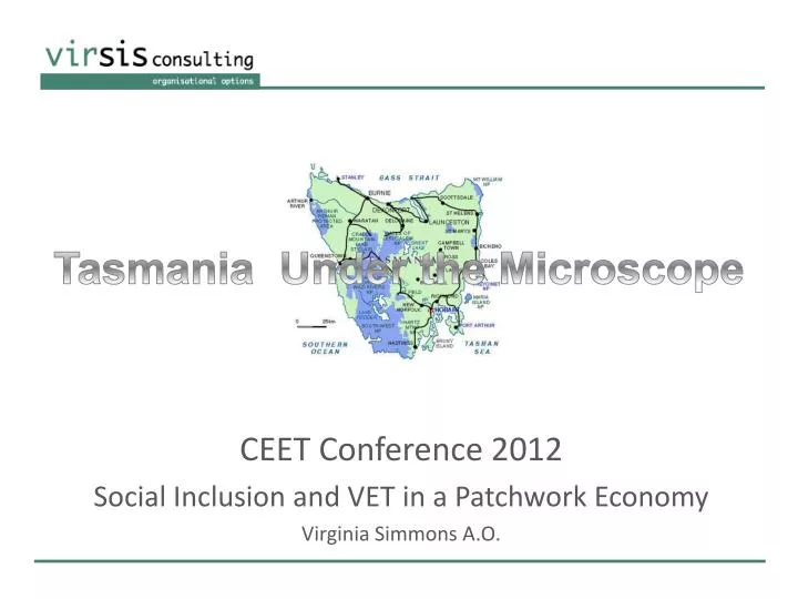 ceet conference 2012 social inclusion and vet in a patchwork economy virginia simmons a o