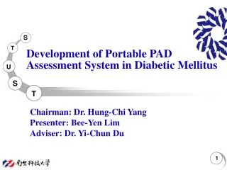 Development of Portable PAD Assessment System in Diabetic Mellitus