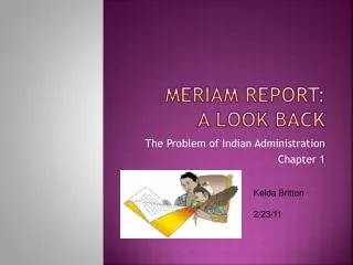 Meriam Report: A Look Back