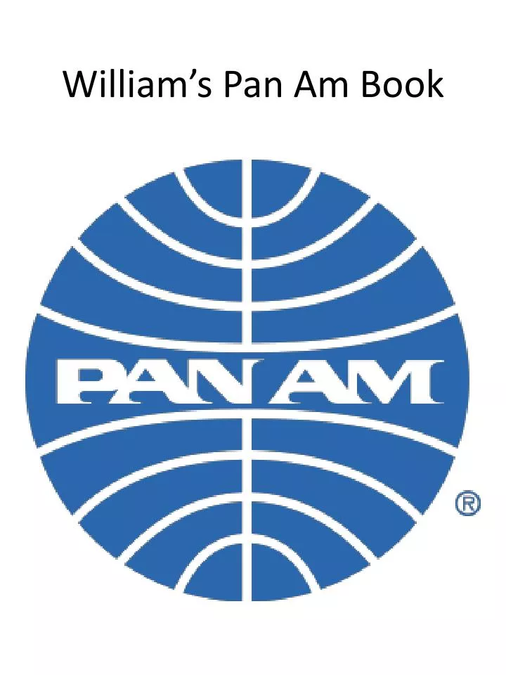 william s pan am book